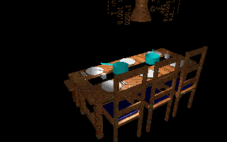 -What is this? 
-Its a flying table!